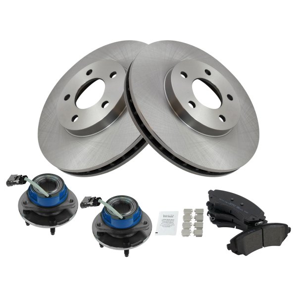 TRQ® - Performance Semi-Metallic Front Brake Kit