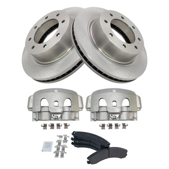 TRQ® - Performance Semi-Metallic Brake Kit with Calipers
