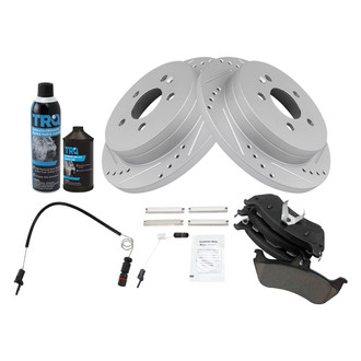 TRQ® - Performance Ceramic Rear Brake Kit