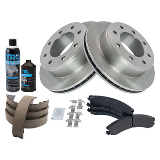 TRQ® - Performance Semi-Metallic Brake Kit