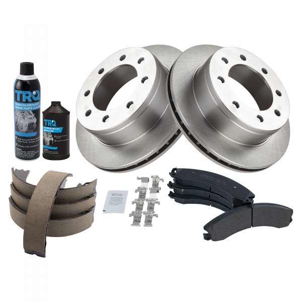 TRQ® - Performance Semi-Metallic Rear Brake Kit