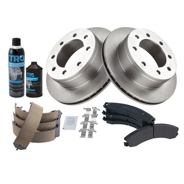 TRQ® - Performance Semi-Metallic Rear Brake Kit