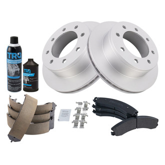 TRQ® - Performance Semi-Metallic Rear Brake Kit