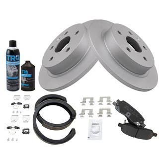 TRQ® - Performance Semi-Metallic Rear Brake Kit