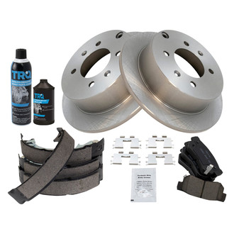 TRQ® - Performance Ceramic Rear Brake Kit