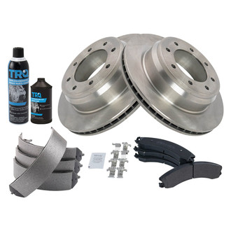 TRQ® - Performance Semi-Metallic Rear Brake Kit
