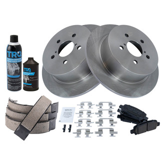 TRQ® - Performance Ceramic Rear Brake Kit