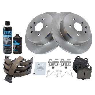 TRQ® - Performance Ceramic Rear Brake Kit