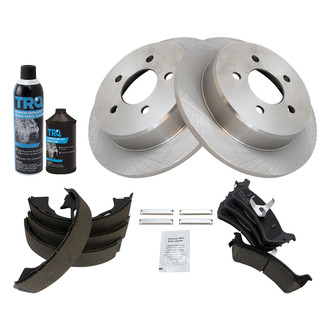 TRQ® - Performance Ceramic Rear Brake Kit