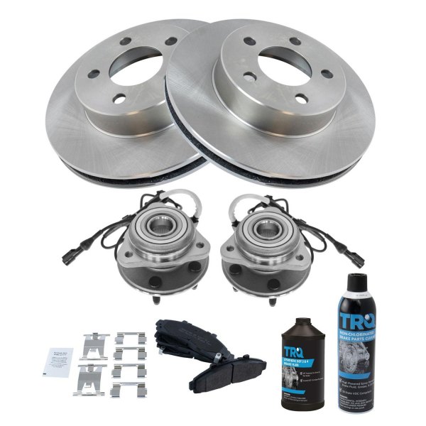 TRQ® - Performance Semi-Metallic Front Brake Kit