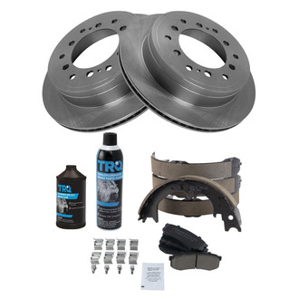 TRQ® - Performance Ceramic Rear Brake Kit