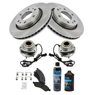 TRQ® - Performance Semi-Metallic Front Brake Kit