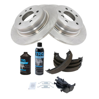 TRQ® - Rear Disc Brake Kit with Ceramic Pads