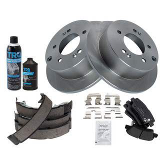 TRQ® - Performance Ceramic Rear Brake Kit