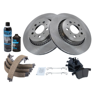 TRQ® - Performance Ceramic Rear Brake Kit