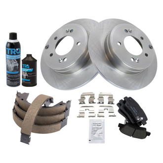 TRQ® - Performance Ceramic Rear Brake Kit