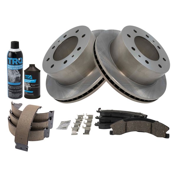 TRQ® - Performance Ceramic Rear Brake Kit