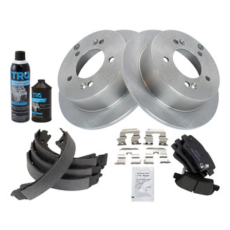 TRQ® - Performance Ceramic Rear Brake Kit
