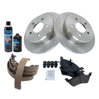 TRQ® - Performance Ceramic Rear Brake Kit