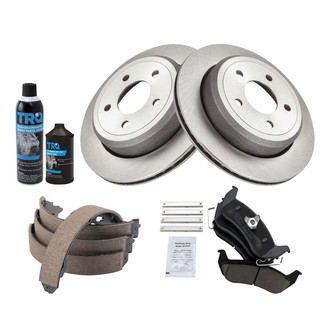 TRQ® - Performance Ceramic Rear Brake Kit