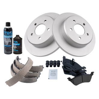 TRQ® - Performance Ceramic Rear Brake Kit