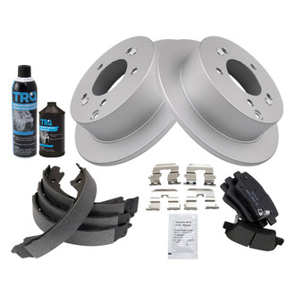 TRQ® - Performance Ceramic Rear Brake Kit