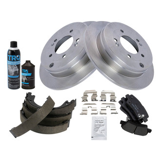 TRQ® - Performance Ceramic Rear Brake Kit