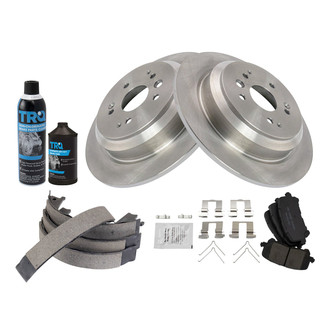 TRQ® - Performance Ceramic Rear Brake Kit