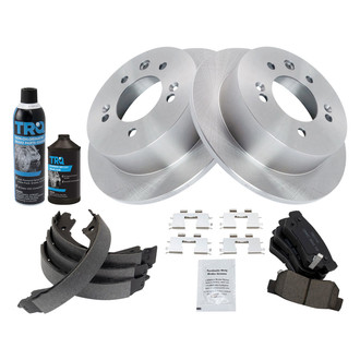 TRQ® - Performance Ceramic Rear Brake Kit
