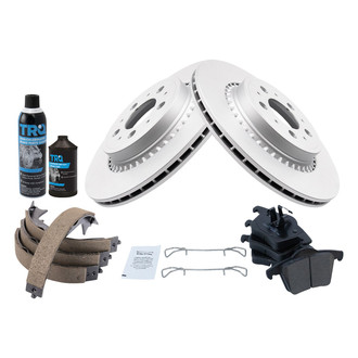 TRQ® - Performance Ceramic Rear Brake Kit
