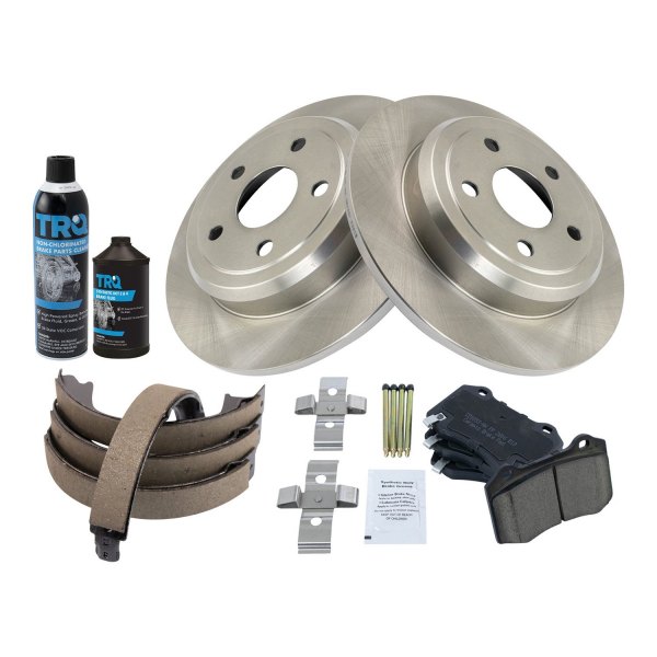 TRQ® - Performance Ceramic Rear Brake Kit