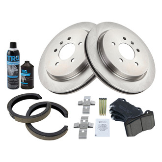 TRQ® - Performance Ceramic Rear Brake Kit
