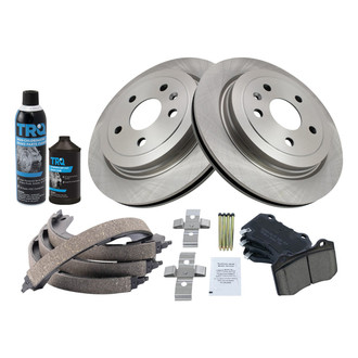 TRQ® - Performance Ceramic Rear Brake Kit