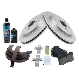 TRQ® - Performance Ceramic Rear Brake Kit