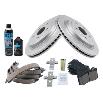 TRQ® - Performance Ceramic Rear Brake Kit