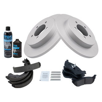 TRQ® - Performance Ceramic Rear Brake Kit