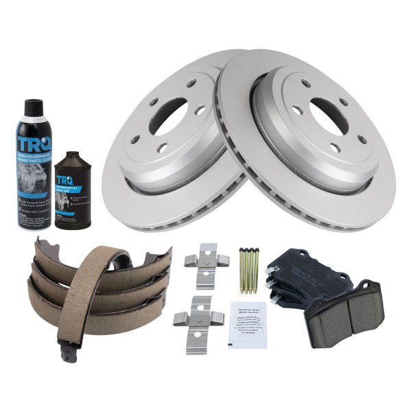 TRQ® - Performance Ceramic Rear Brake Kit