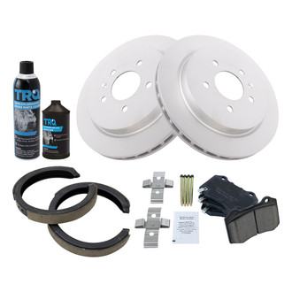 TRQ® - Performance Ceramic Rear Brake Kit