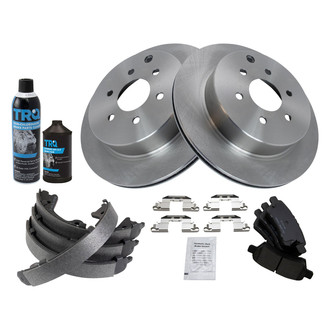 TRQ® - Performance Ceramic Rear Brake Kit