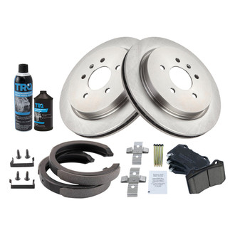 TRQ® - Performance Ceramic Rear Brake Kit