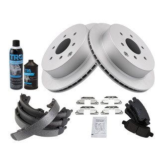 TRQ® - Performance Ceramic Rear Brake Kit