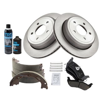 TRQ® - Performance Ceramic Rear Brake Kit