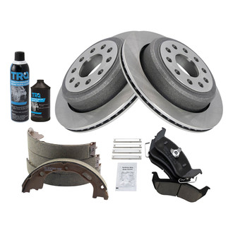 TRQ® - Performance Ceramic Rear Brake Kit