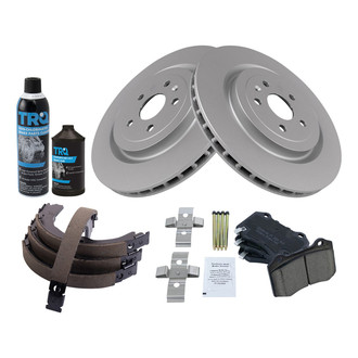 TRQ® - Performance Ceramic Rear Brake Kit