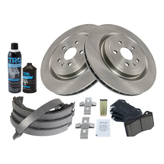 TRQ® - Performance Ceramic Rear Brake Kit