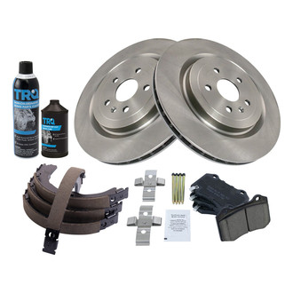 TRQ® - Performance Ceramic Rear Brake Kit