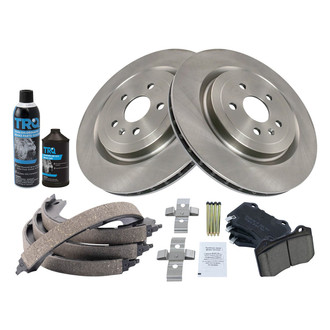 TRQ® - Performance Ceramic Rear Brake Kit