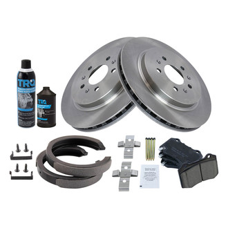 TRQ® - Performance Ceramic Rear Brake Kit