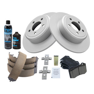 TRQ® - Performance Ceramic Rear Brake Kit