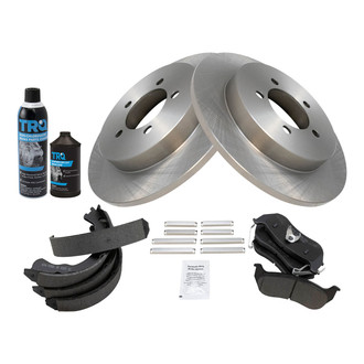 TRQ® - Performance Semi-Metallic Rear Brake Kit